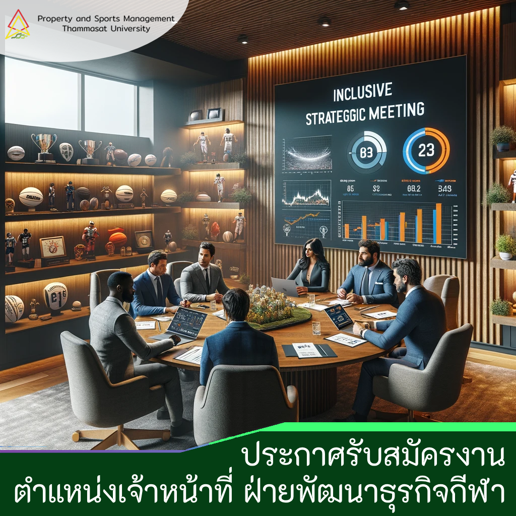 Featured image for “ประกาศรับสมัครงานตำแหน่งเจ้าหน้าที่ ฝ่ายพัฒนาธุรกิจกีฬา”